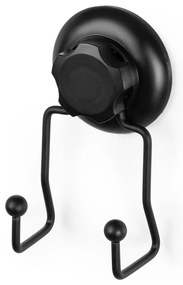 Czarny samoprzylepny podwójny haczyk ścienny Compactor Bestlock Black