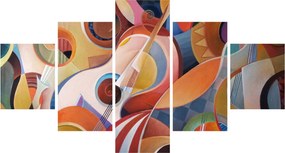 Obraz - Muzyczny abstrakt (125x70 cm)