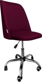Fotel obrotowy GOYA tkanina Welur krzesło biurowe : Kolor Stelaża - Chrom, Kolor tkaniny - VELVET - MG02, Typ siedziska - Siedzisko obrotowe 360°, Typ tkaniny - Velvet