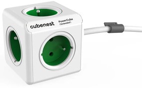 Rozgałęźnik do gniazdka 13 cm PowerCube Extended – Cubenest