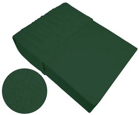 Prześcieradło frotte z gumką Bielbaw 100x200 butelkowa zieleń GRENO