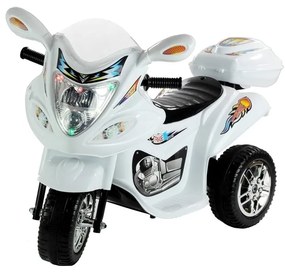 Motor na akumulator trójkołowy biały bjx-88