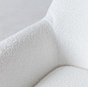 Biały designerski fotel MILAN