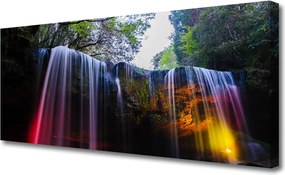 Obraz na płótnie Dziki Wodospad Górski