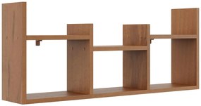 Nowoczesna Półka Ścienna W Kolorze Orzech F5-T33