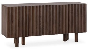 Brązowa komoda z litego drewna mango 160x80x40 cm Tamira – MOME