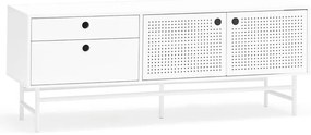Biała szafka pod TV 140x52 cm Punto – Teulat