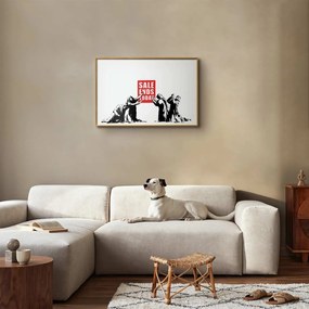 Plakat Wyprzedaż 90x60 cm z ramą złotą bez marginesu ARTGEIST B