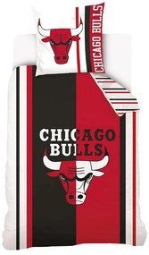 Pościel koszykarska NBA Chicago Bulls, 140 x 200 cm, 70 x 90 cm