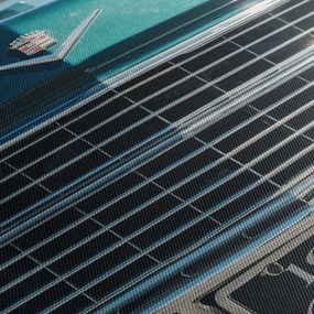 Obraz - Cadillac (z zegarem) (90x30 cm)