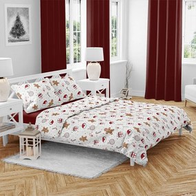 PrzytulneMieszkanie.pl PrzytulneMieszkanie.pl Bawełniana pościel GINGER JOY biała Rozmiar pościeli: 70 x 90 cm | 140 x 200 cm