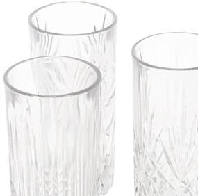 Zestaw 3 szklanek we wzory, 380 ml