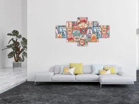 Obraz podróżnika (125x70 cm)