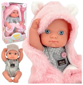 Woopie royal pierwsza lalka bobas z kocykiem króliczkiem 23 cm