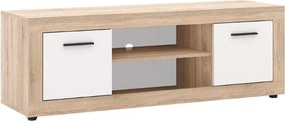 Szafka RTV Meshmatics 140 cm półki zamykane szafki salon sypialnia gabinet