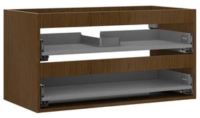 Mexen Box-A korpus szafki podumywalkowej 90 cm, 2 szuflady, orzech - 91AX0-0900-470-2-86