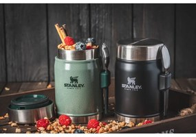 Czarny termos na jedzenie ze stali nierdzewnej 400 ml Legendary Classic Black – Stanley
