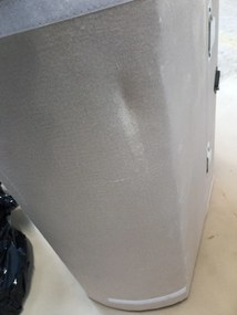 PROMOCJA Rozkładana obustronna sofa narożna do L LIVARO 251x140 cm, kremowa II. jakość