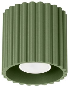 Sollux  SL.1794 - Oprawa punktowa AURA 1xGU10/10W/230V 10 cm zielona