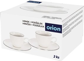 Biała porcelanowa filiżanka na espresso 100 ml Decora – Orion