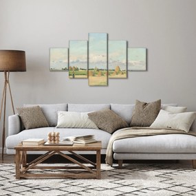 Obraz - Camille Pissarro, Landscape, Ile de France, reprodukcje (125x70 cm)