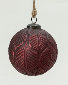 Bombka szklana Rustic Leaf II 12 cm