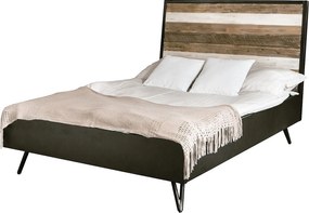 Łóżko 187x125x219 cm czarne adesso adesk01