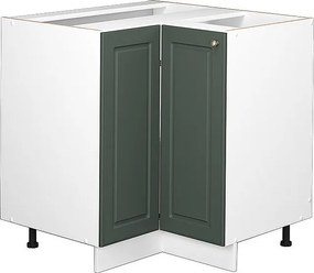 Szafka narożna green gold country 80.5x51.6x82 fame-line