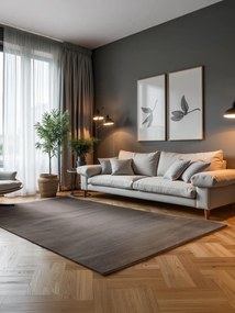 Dywan nowoczesny Perles Paseczki antracytowo-kremowe 120 cm x 170 cm