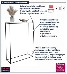 Biała konsola pod lustro  W8-C90