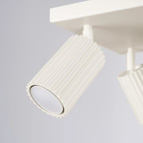 Plafon czteropunktowy KARBON 4 beżowy kwadratowy SOLLUX  LIGHTING