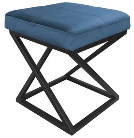 Pufa ZAZU 2 MG VELVET ciemnoniebieska ATOS