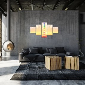 Obraz - Czakry (125x70 cm)