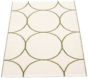 Ciemnozielony dywan odpowiedni na zewnątrz 70x100 cm Boo Dark Olive – Pappelina