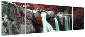 Obraz - Wodospady (170x50 cm)