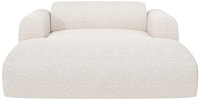 Szezlong 2-osobowy z białej bukli - POGNI marki Maison Céphy