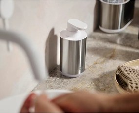 Dozownik do mydła ze stali nierdzewnej w kolorze srebra 300 ml Duo Steel – Joseph Joseph