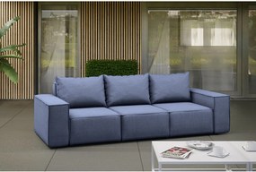 Sofa ogrodowa Garden, 3-osobowa, tkanina Article 570, niebieski ciemny (06)