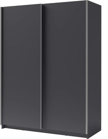 Szafa Przesuwna ELRON 180,6 cm Szafa Dwudrzwiowa, Grafit