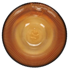 Prążkowana miska AMBER, Ø 15 cm