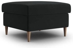 Czarny aksamitny podnóżek Kyoto – Cosmopolitan Design