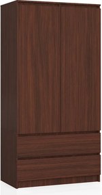Klasyczna szafa na ubrania wenge S9-G58