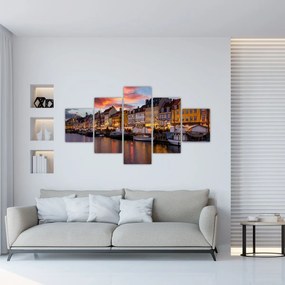Obraz - Nyhavn, Kopenhaga (125x70 cm)