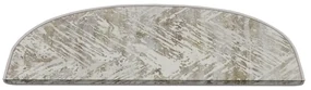 Kremowe dywaniki na schody zestaw 16 szt. 20x65 cm Abstract – Vitaus