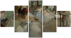 Obraz - Edgar Degas, The Dance Class, reprodukcje (125x70 cm)