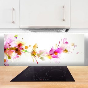 Szkło Dekoracyjne do Kuchni Minimalistyczny Wzór Abstrakcyjny