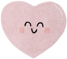 Dywan dziecięcy HAPPY HEART 90x105 różowy LORENA CANALS