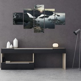 Obraz - Norweskie góry (125x70 cm)