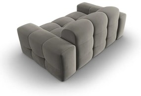 Szara aksamitna sofa 156 cm Kendal – Micadoni Home