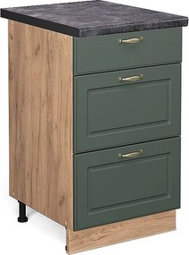 Szafka dolna do kuchni green gold country 50x60x82 fame-line